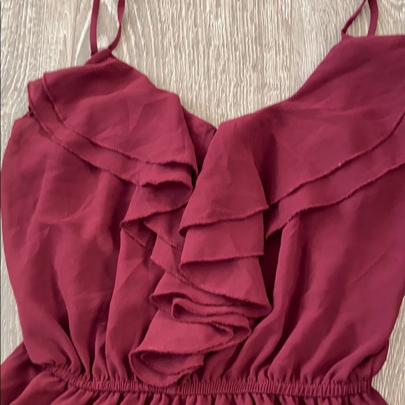 Sheer, ruffled tank top - Picture 2 of 2